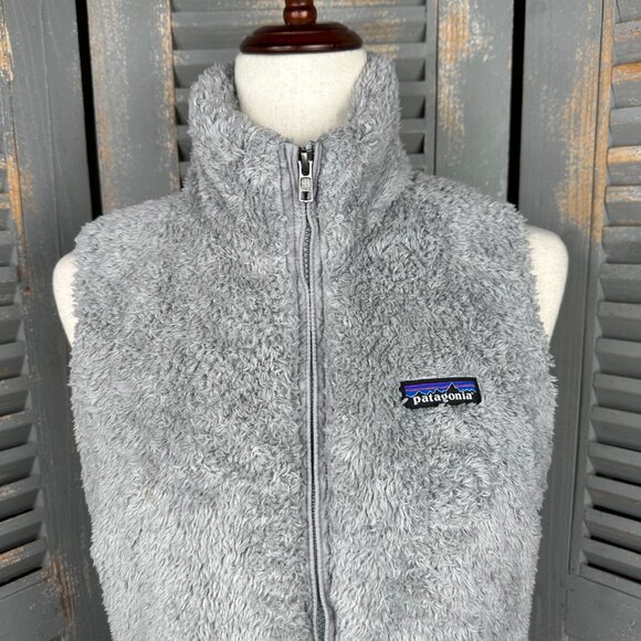 Patagonia Los Gatos Fleece Vest Salt Grey Sz M - Picture 4 of 15